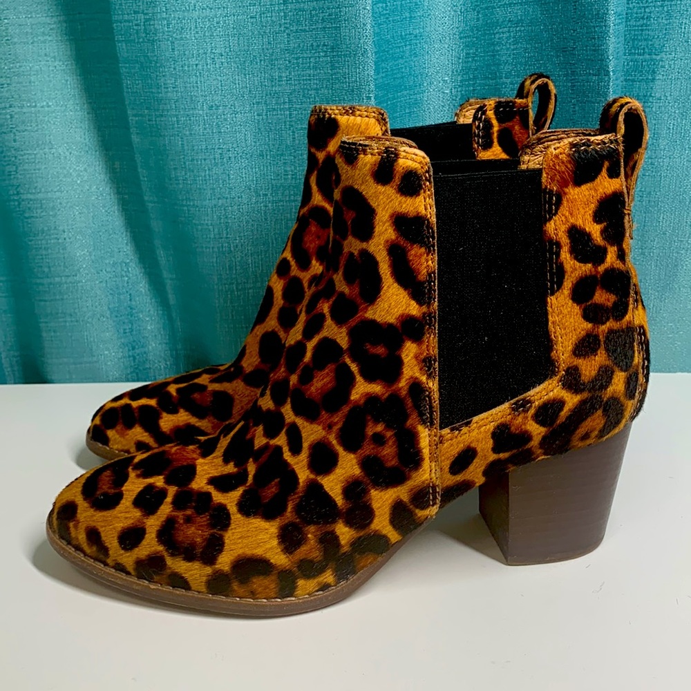 Madewell Regan boot in Leopard Calf Hair in EUC - Picture 3 of 10